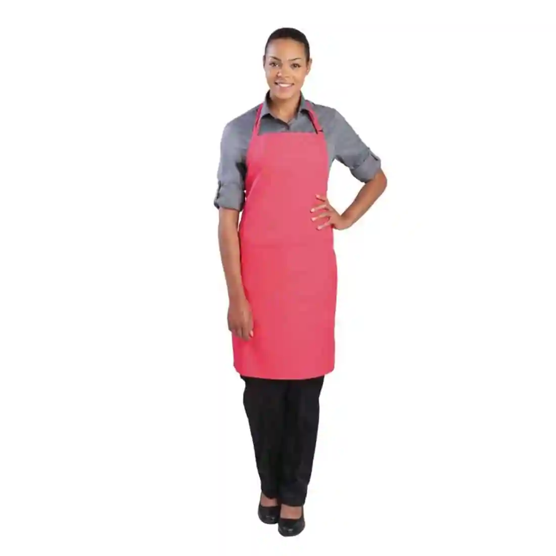 Chef Works Bib Apron Berry