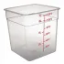 Vogue Polycarbonate Square Storage Container 7Ltr
