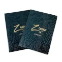 Black Crocs Pellaq Menu Covers