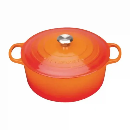 Le Creuset Cast Iron Round Casserole 20cm 2.4L Volcanic