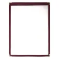Olympia American Style Menu Cover A4 Burgundy