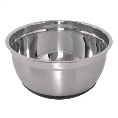 Vogue Stainless Steel Bowl with Silicone Base 8Ltr