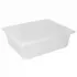 Vogue Polypropylene 1/2 Gastronorm Container with Lid 100mm