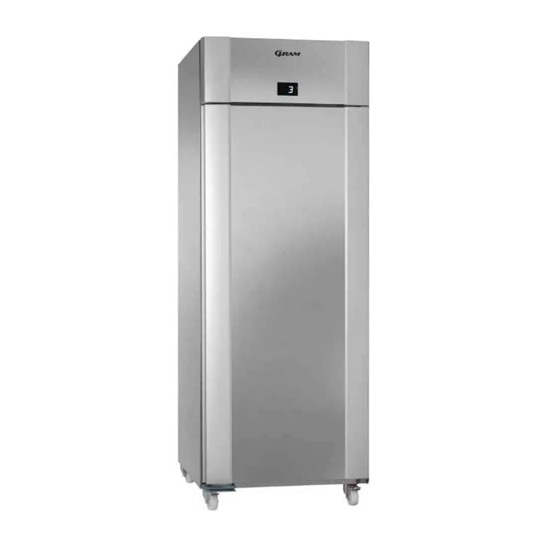 Gram Eco Twin 1 Door 614Ltr Fridge Stainless Steel K 82 CCG C1 4N