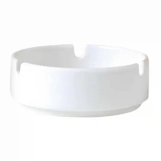 Steelite Monaco White Mandarin Ashtrays 100mm