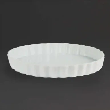 Olympia Whiteware Flan Dishes 265mm