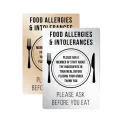 Food Allergies & Intolerances Notice A4/A5