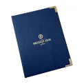 Blue Acero Menu Cover