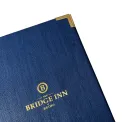 Blue Acero Menu Cover