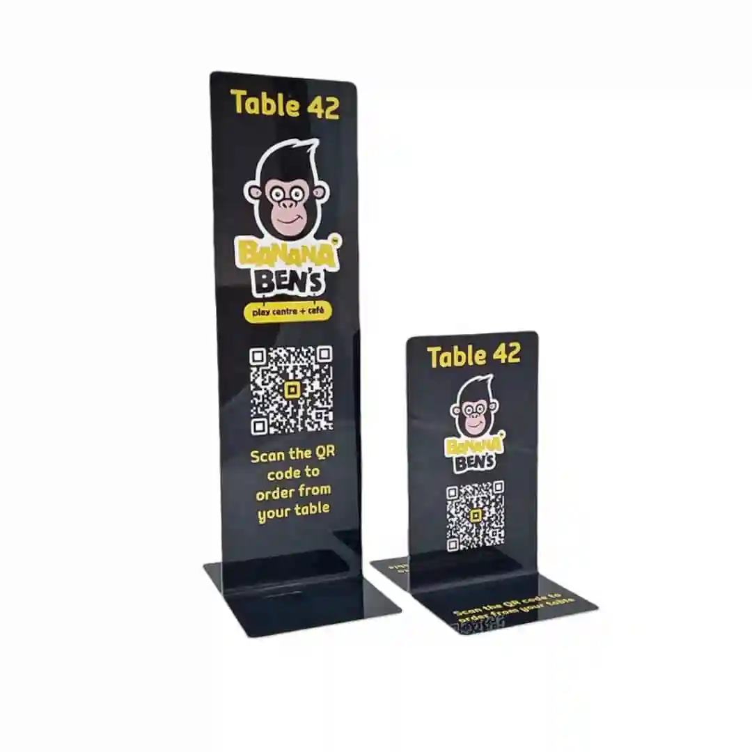Branded Aluminium Table Number