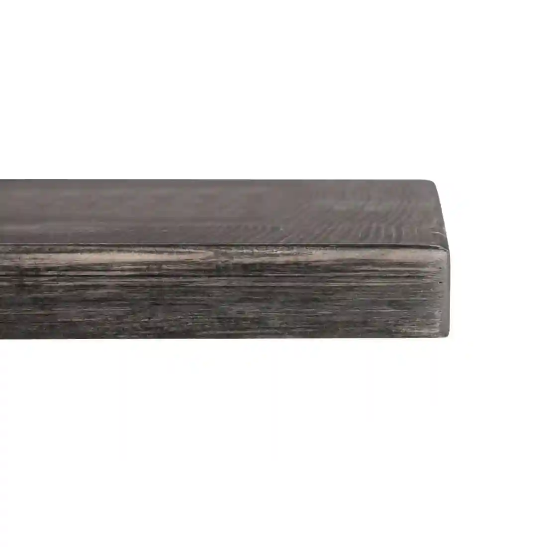 Bolero Pre-drilled Square Tabletop Vintage Black 700mm - Image 4