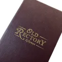 Forest Menu Covers with Gold Foil