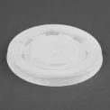 Fiesta Recyclable Polystyrene Lids for 16oz/20oz Cold Paper Cups 90mm (Pack of 1000) - Image 1