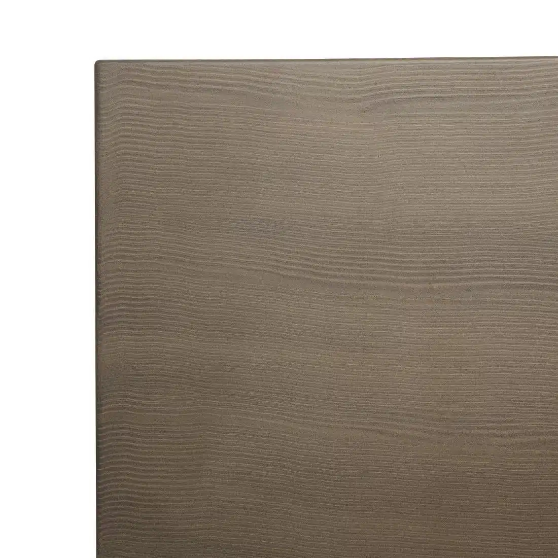 Bolero Complete Outdoor Aluminium Table 120x76x76cm - Dark Wood Effect Finish - Image 5