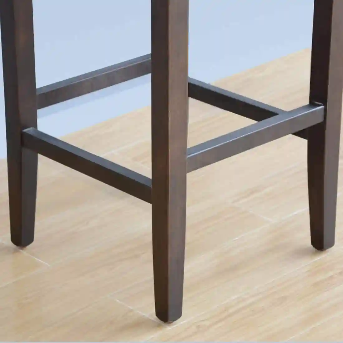 Bolero Faux Leather High Bar Stools Black (Pack of 2) - Image 4