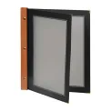 Securit Wood Spine American Style Menu Cover A4 Black - Image 4