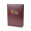 Stitched Hide Leather Menu Covers