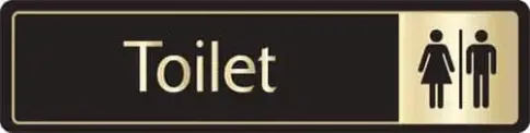 Toilet Sign - Metal Door Signs