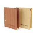 Wood-effect Menu Covers