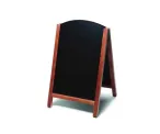 Wooden Curved Chalkboard A Board
