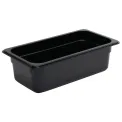 Vogue ABS Gastronorm Tray Black GN 1/3 100mm - Image 1