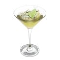 Olympia Campana One Piece Crystal Martini Glass 260ml