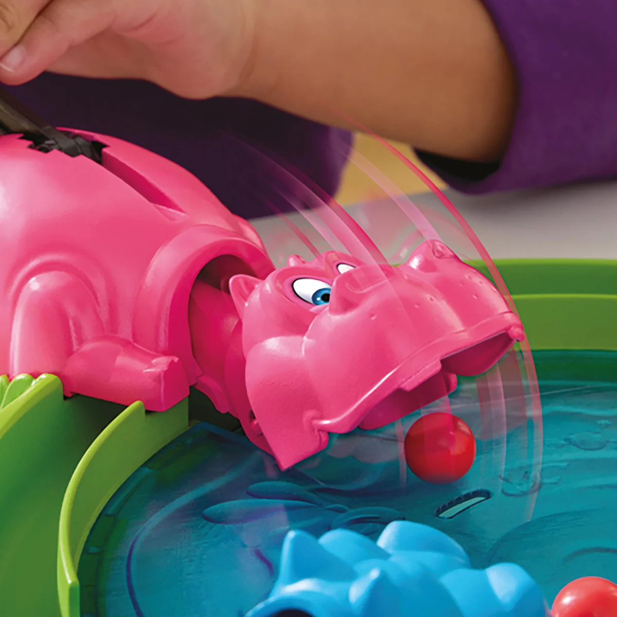 Hasbro Hungry Hungry Hippos Game 285 F8815 - Image 2