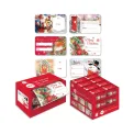 Giftmaker Traditional Christmas Sticky Tags x150 (Pack of 24) XGIMTAC4A214 - Image 1