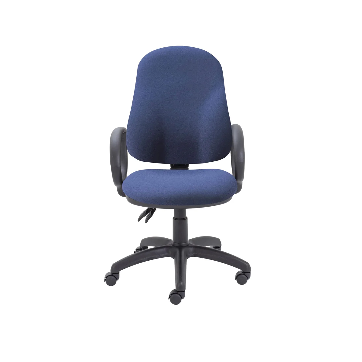 5 Star Lumo High Back Operator Chair with Fixed Arms Royal Blue SF3167305 - Image 2