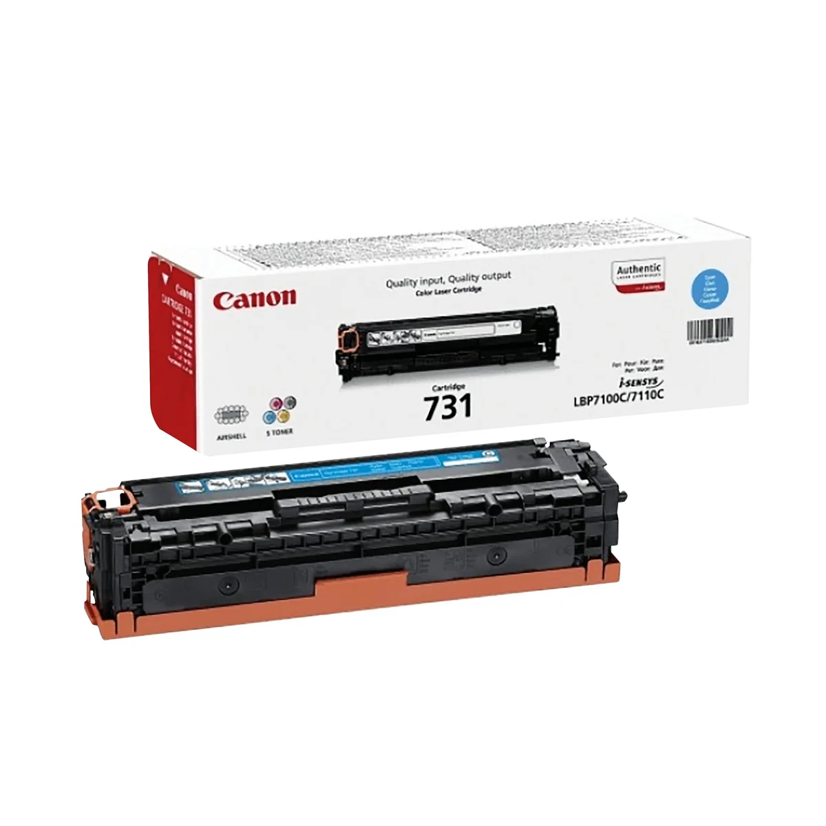 Canon 731C Toner Cartridge Cyan 6271B002 - Image 2