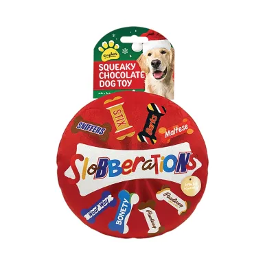 Christmas Chocolate Box Squeaky Dog Toy XMA13509OB
