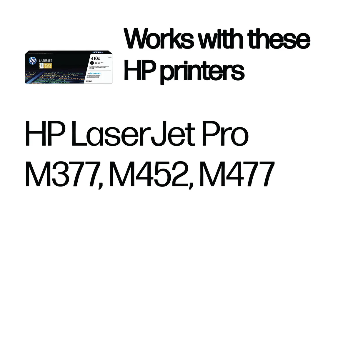 HP 410X Original LaserJet Toner Cartridge High Yield Black CF410X - Image 2