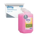 Kleenex Everyday Use Hand Cleanser Refill 1 Litre Pink (Pack of 6) 6331 - Image 1
