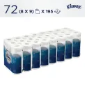 Kleenex Toilet Tissue 3-Ply x195 Sheets White 9 Rolls x8 (Pack of 72) 8459 - Image 1