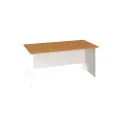 Jemini Rectangular Panel End Desk 1600x800x730mm Nova Oak KF804789 - Image 1