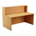 Jemini Reception Unit 1400x800x740mm Nova Oak KF816271 - Image 1