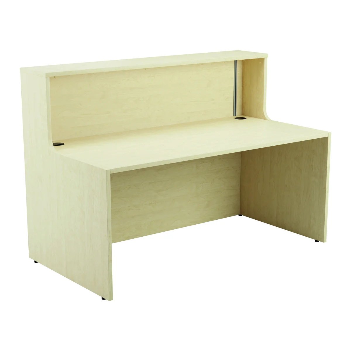 Jemini Reception Unit 1400x800x740mm Maple KF818214 - Image 1