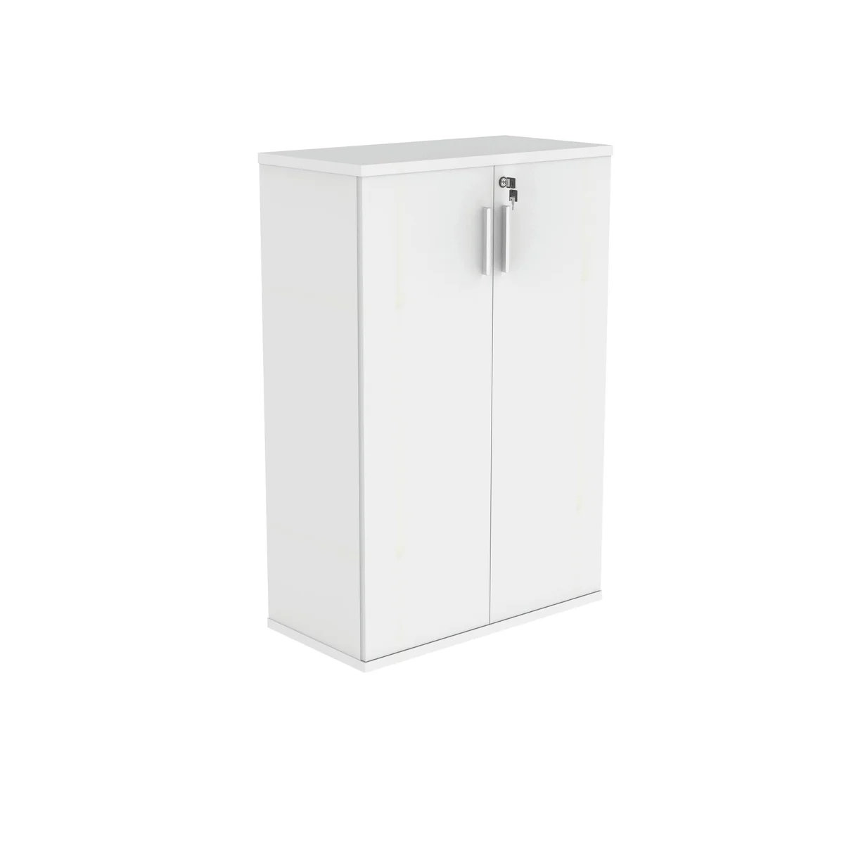 Polaris Cupboard Lockable 800x400x1204mm Arctic White KF821306 - Image 1