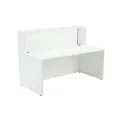 Jemini Reception Unit 1400x800x740mm White KF839531 - Image 1