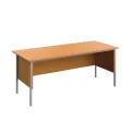 5 Star Modara Rectangular Desk 1800x750x730mm Beech KF882399 - Image 1