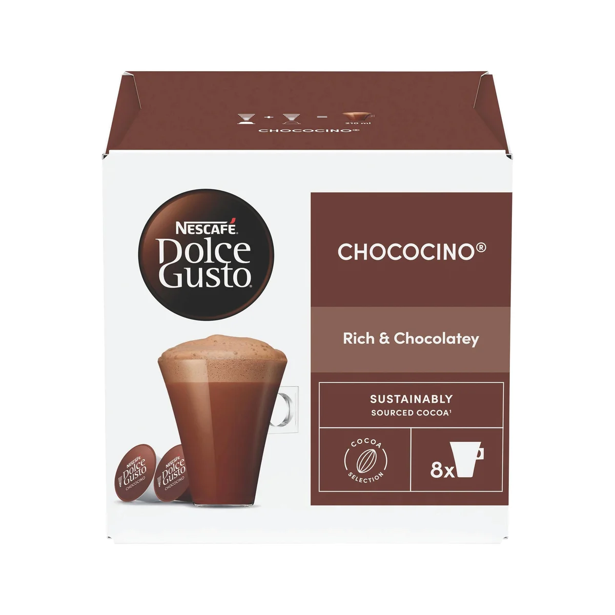 Nescafe Dolce Gusto Chocolate Capsules (Pack of 48) 12396892 - Image 1