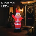 LED Outdoor/Indoor Inflatable Santa Claus 1700mm GH9040 - Image 2