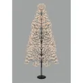 Gold Micro LED Firework Tree 1.8m Black Frame XH10004 - Image 1