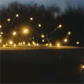 LED IP65 Black Rubber Cluster Lights Warm White 75m EC11014 - Image 2