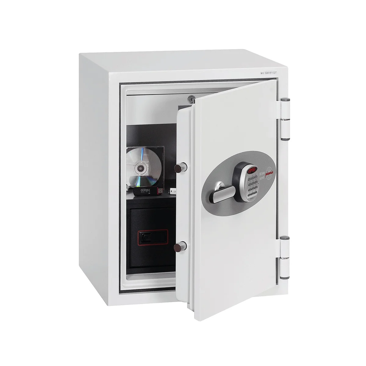 Phoenix Data Combi Safe Electronic Lock Size 1 White DS2501E - Image 2
