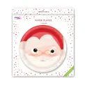 Pukka Party Paper Plates Christmas Santa Design (Pack of 8) PTY554 - Image 1
