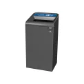 Rubbermaid Configure Container with Paper Recycling Label 87L Blue 2154753 - Image 1