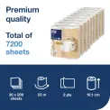 Tork Extra Soft Conventional Toilet Roll Premium 2-Ply 200 Sheets Per Roll 9x4 (Pack of 36) 101409 - Image 2
