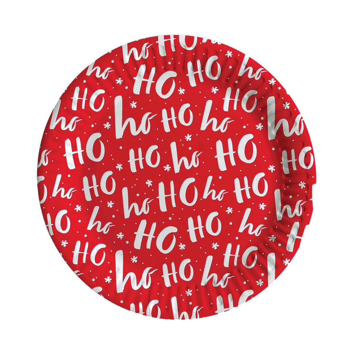 Contemporary Christmas Party Paper Plates x6 (Pack of 12) X9983B - Image 1