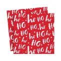 Contemporary Christmas Party Paper Napkins x20 (Pack of 12) X9985B - Image 1